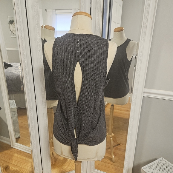 Athletic Works Gray Open Back Tank Top size M - Picture 2 of 3